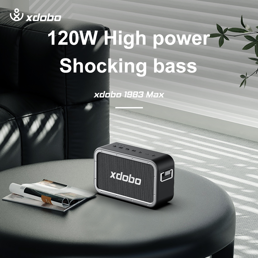 Outdoor Power Board Box - XDOBO 1983 Max 120W haut-parleur Bluetooth