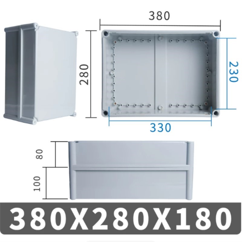 Outdoor Power Distribution Box - Boîte étanche intérieure et extérieure, câblage