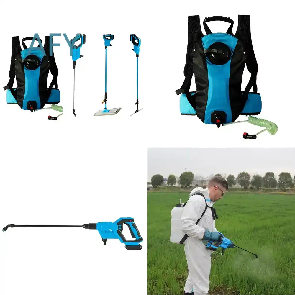 Outdoor Power Mop - Pulvérisateur dorsal sans fil multifonctionnel 10,8