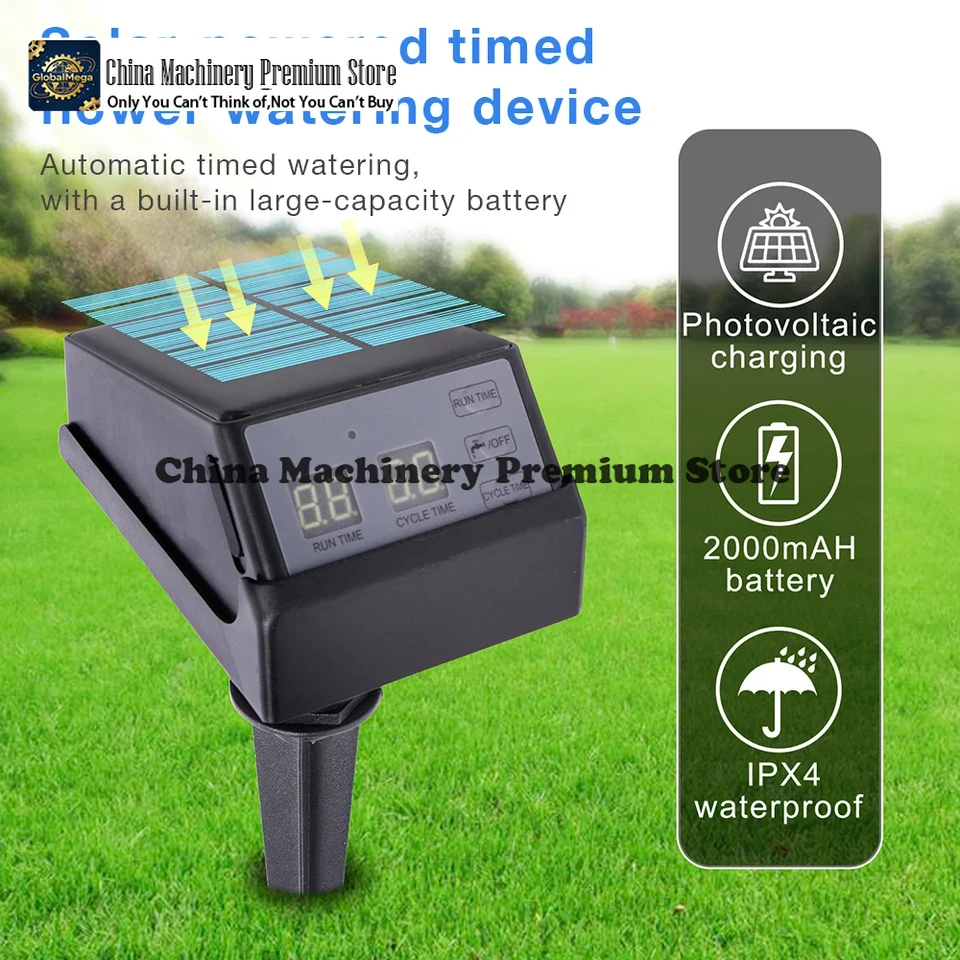 Outdoor Power 'Hose' - Nouveau Minuteur d'Arrosage Solaire Automatique pour