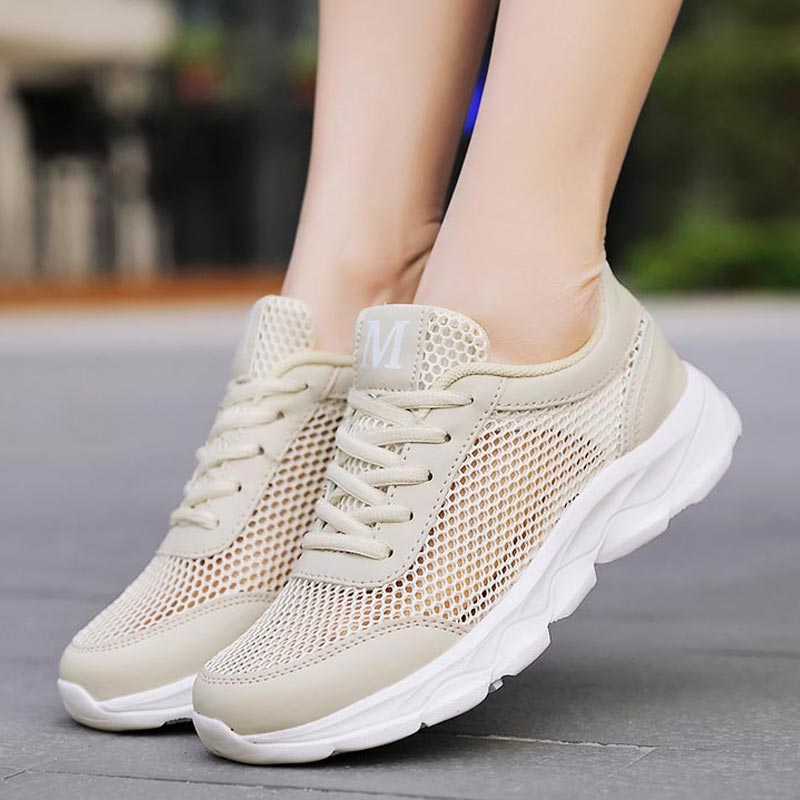 Outdoor Power Mop - Été Respirant Sneakers Femmes Maille Femmes