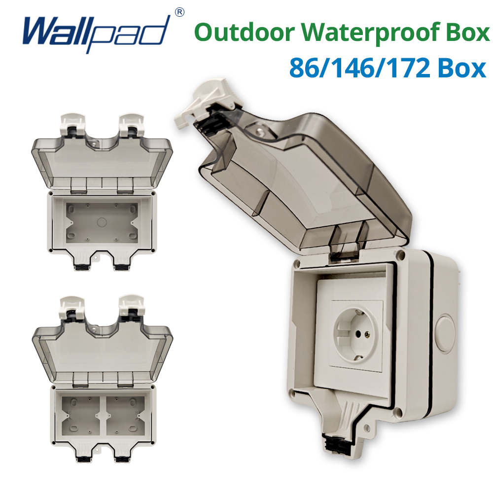 Outdoor Power Outlet Weatherproof - Wallpad IP66 boîte extérieure étanche à