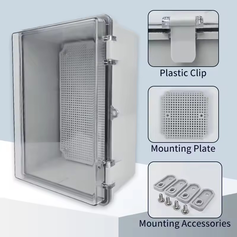 Outdoor Power Distribution Box - Boîtier électrique en plastique IP66, boîte