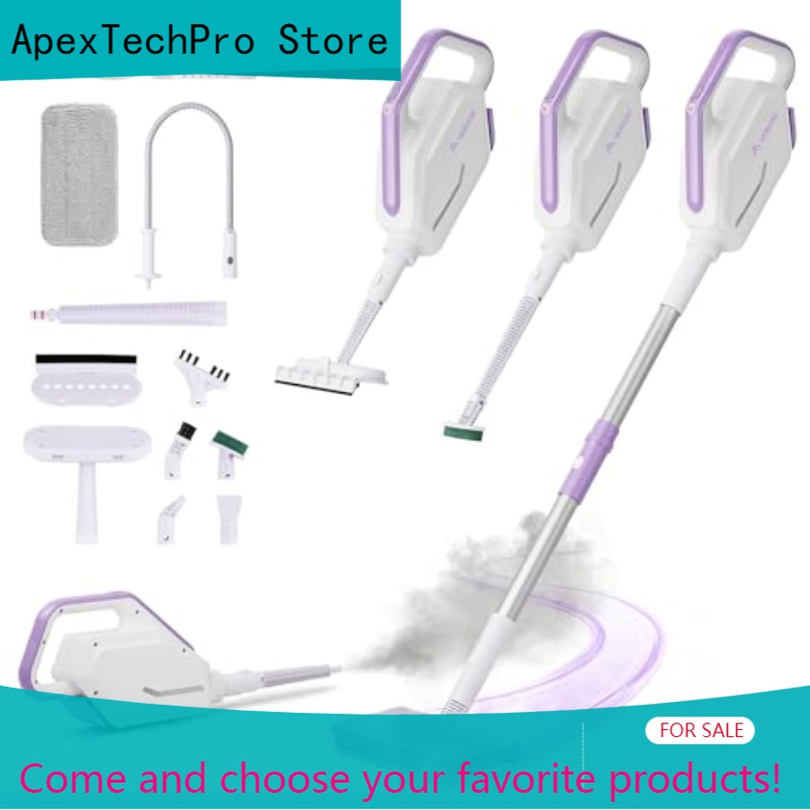 Outdoor Power Mop - Nettoyeur vapeur ApexTPSteam 1300W, puissant, détachable,