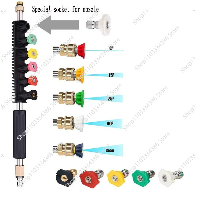 Power Washer Gun Replacement - Tige d'extension pour nettoyeur haute pression,