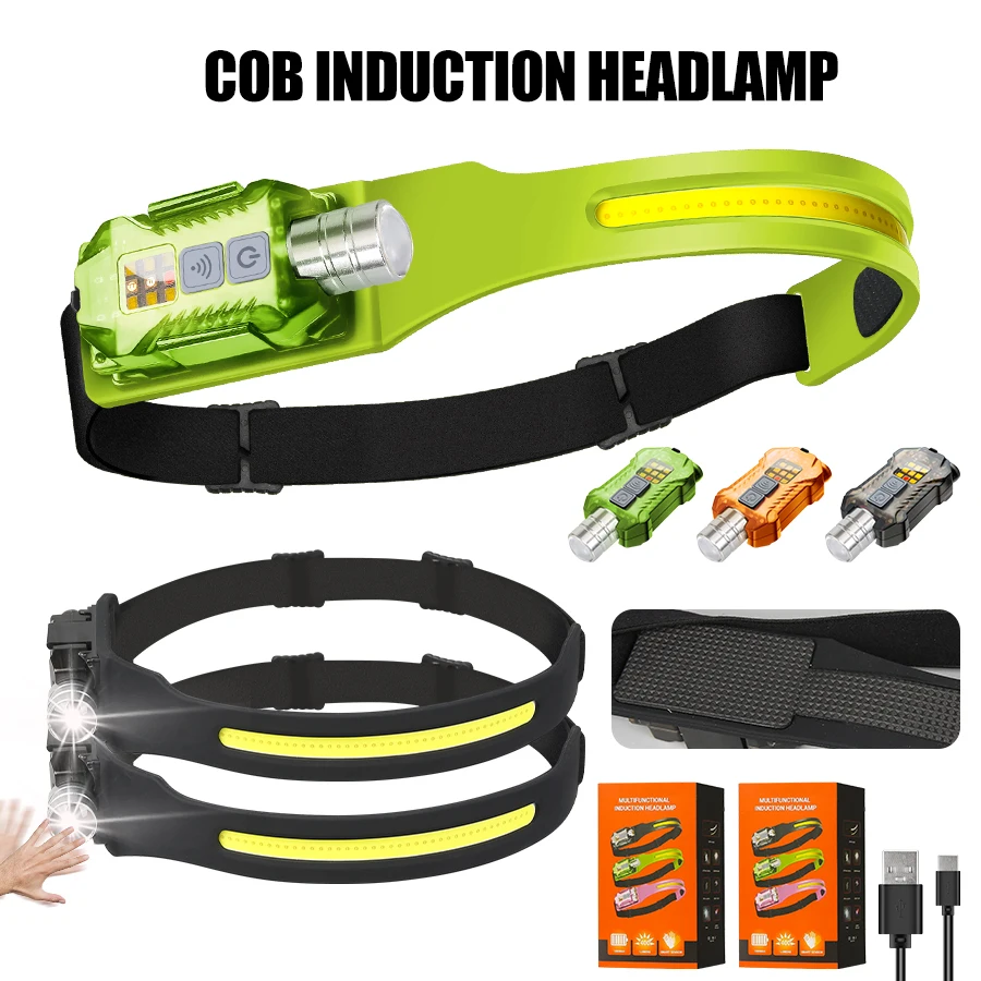 Outdoor Power For Camping - Lampe frontale LED puissante, Portable, Rechargeable,