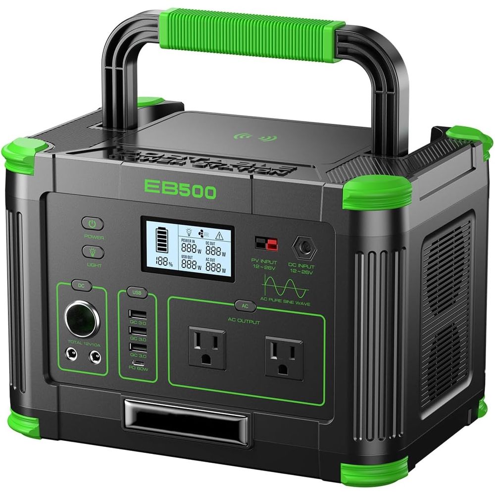 Outdoor Power Port - Station d'alimentation portable 500W 519,48Wh, générateur