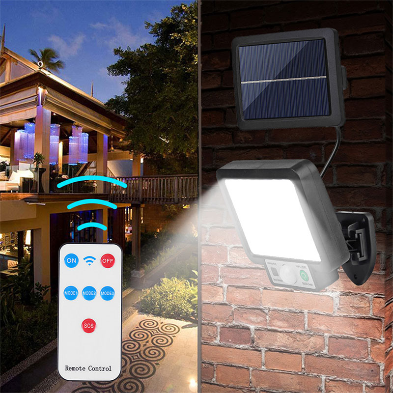 Outdoor Power Outlet Weatherproof - LED solaire fendu applique capteur de
