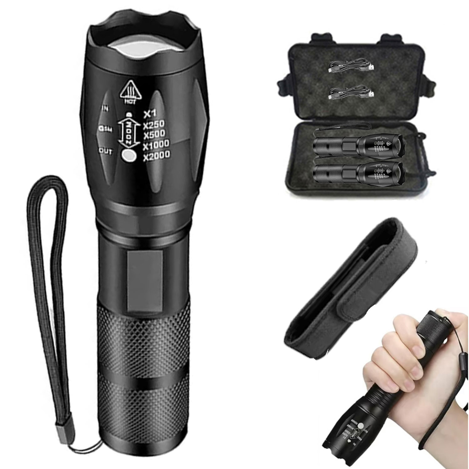 Outdoor Power Not Working - Puissante torche LED lampe de poche