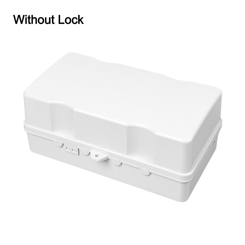 Outdoor Power Outlet Weatherproof - Boîte de prise en plastique Portable,