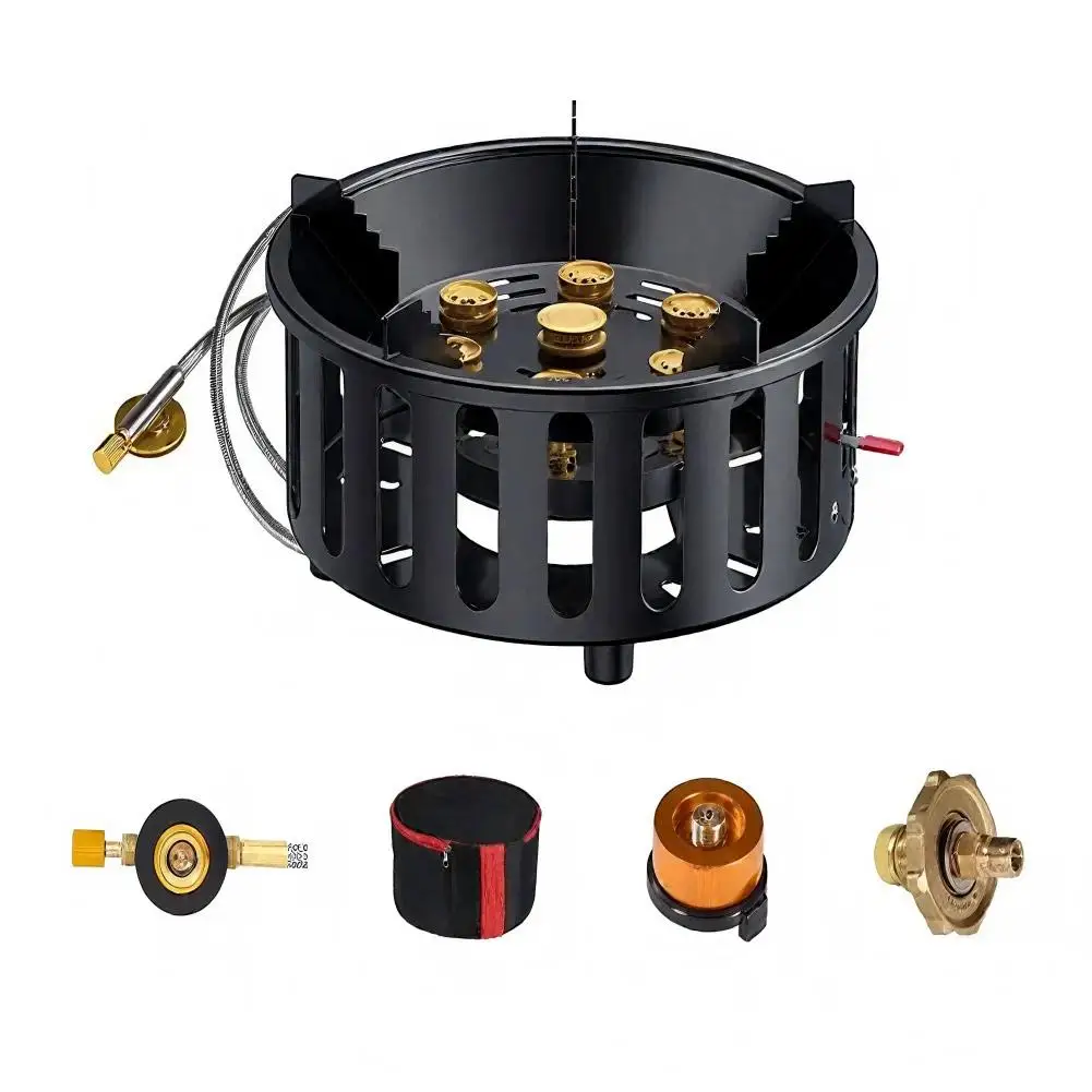 Outdoor Power 'Hose' - Réchaud de Camping à 7 cœurs