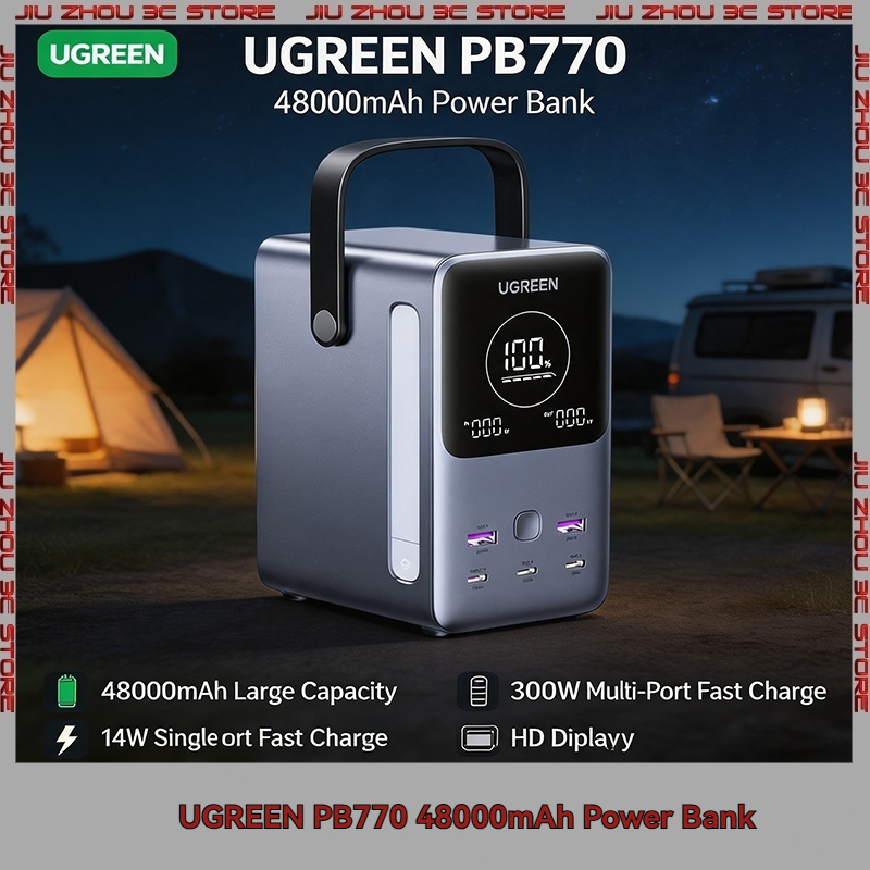 Outdoor Power Adapter Usb C - Station d'alimentation portable UGREEN PB770 300W