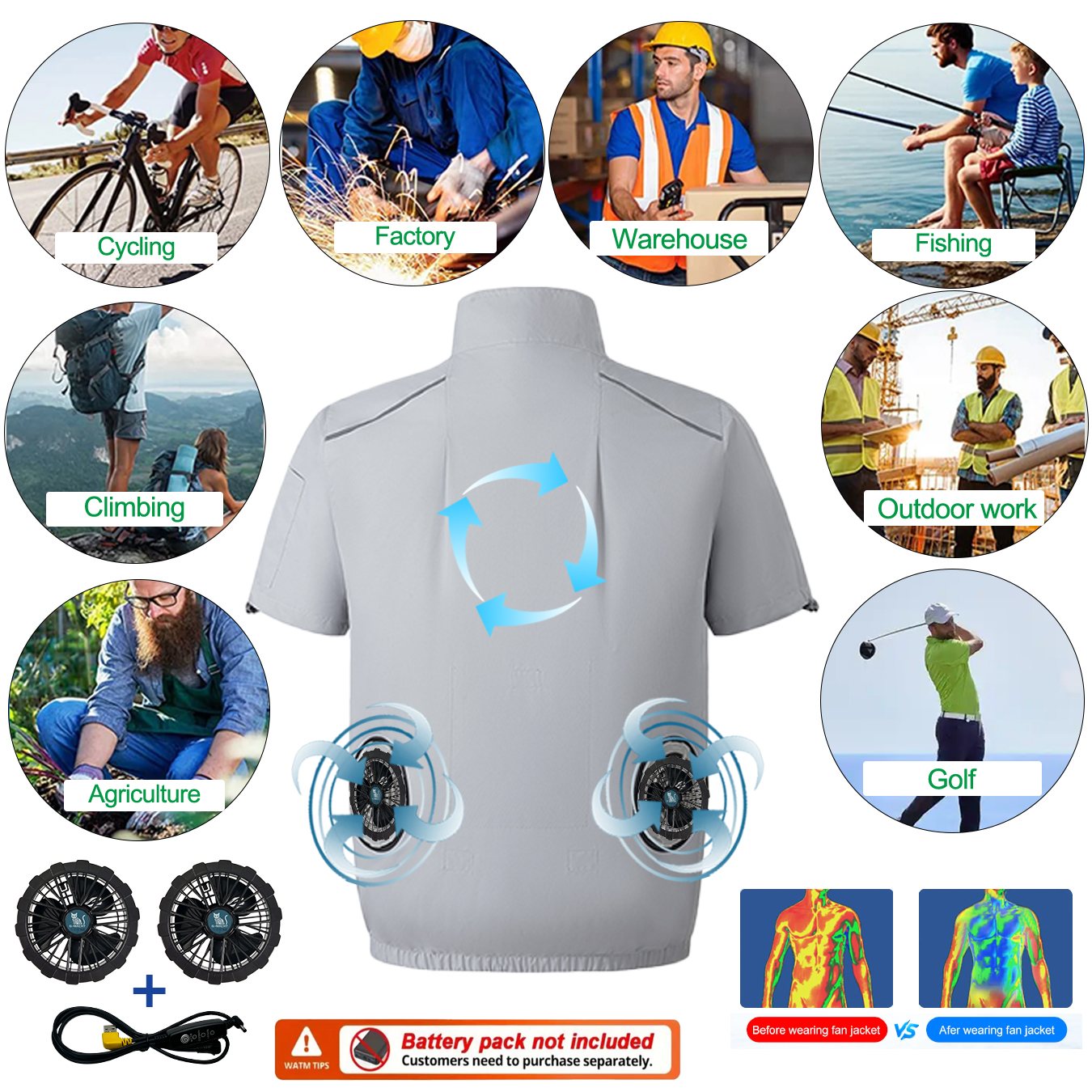 G-MACHT 2026 Nouveau Gilet Raf - Outdoor Power Not Working avis et prix