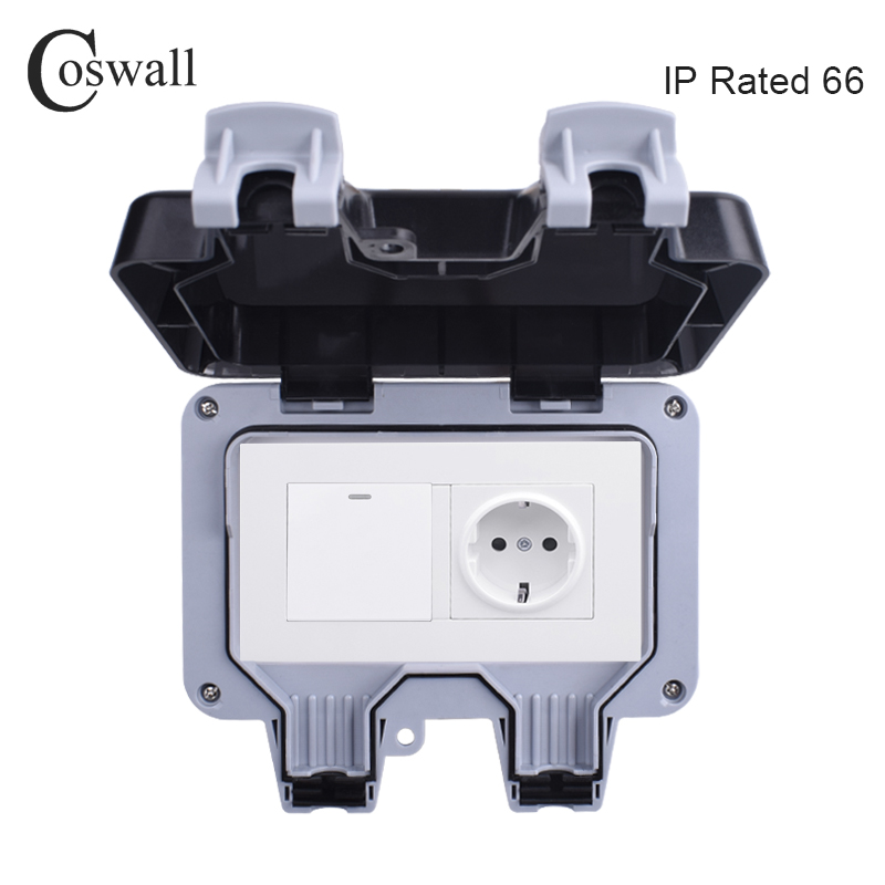 Coswall-Prise de courant mural - Outdoor Power Outlet Weatherproof avis et prix