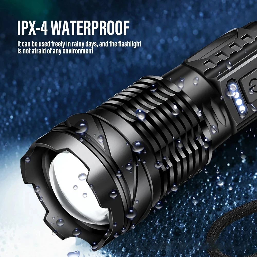 Lampe de poche LED puissante,  - Outdoor Power For Camping avis et prix