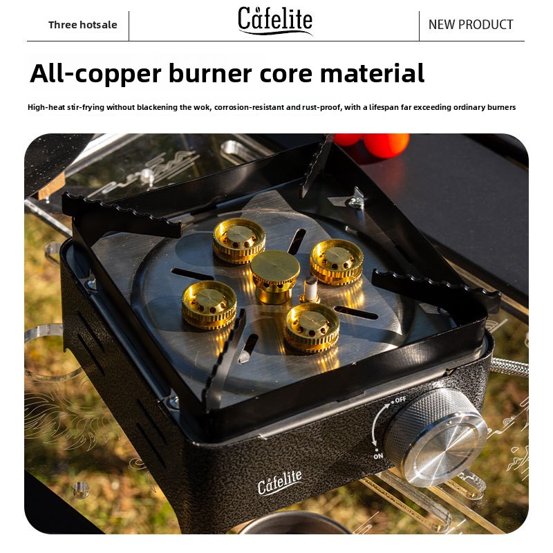 Réchaud de camping portable 5  - Outdoor Power 'Hose' avis et prix