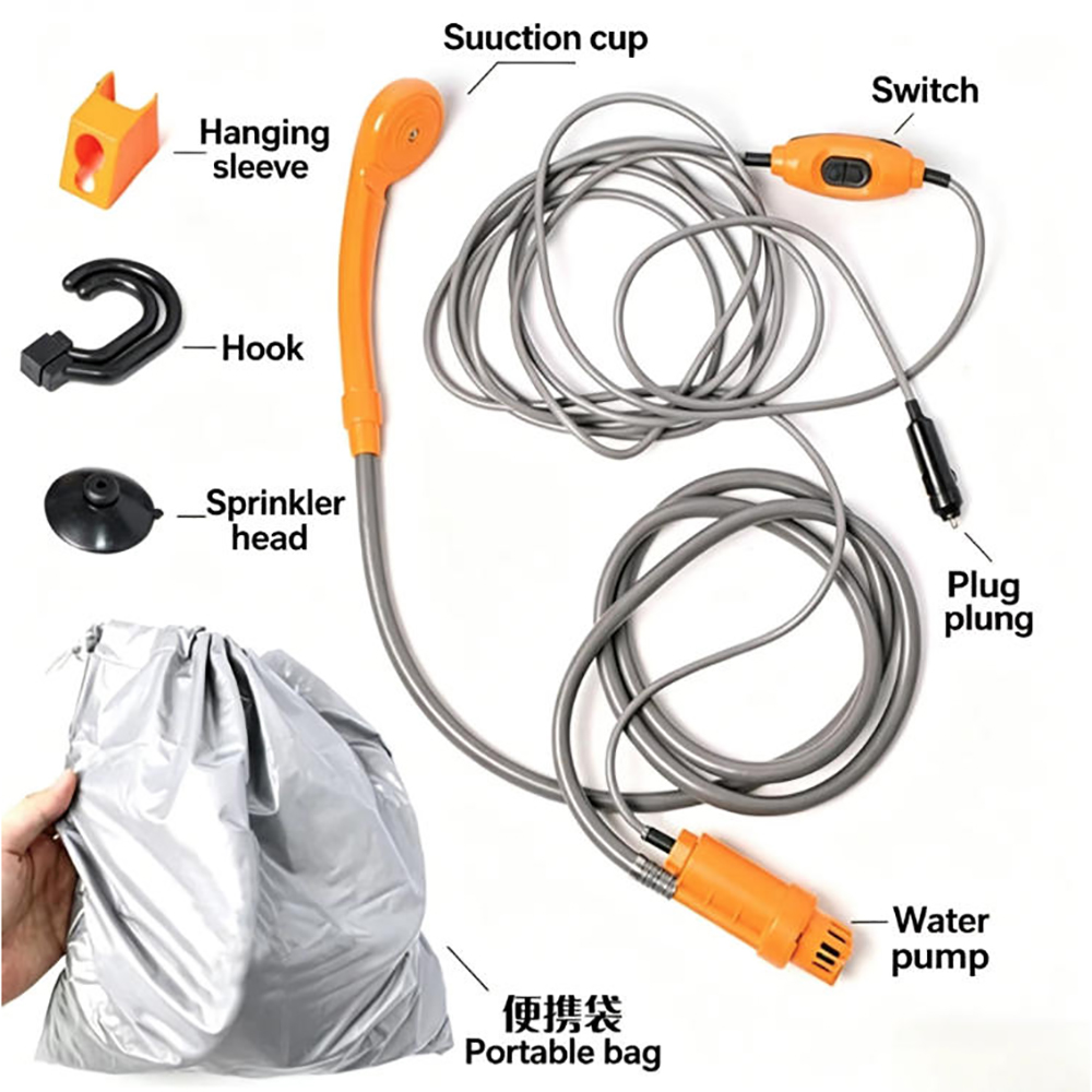 Douche de voiture portable 12V - Outdoor Power Washer avis et prix