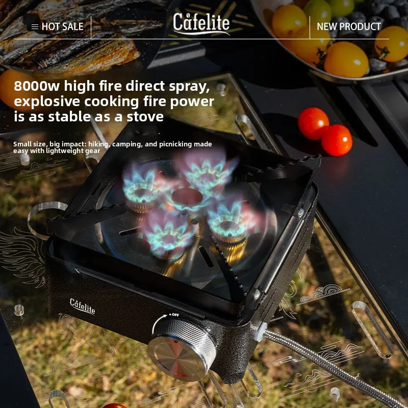 Réchaud de camping portable 5  - Outdoor Power 'Hose' avis et prix