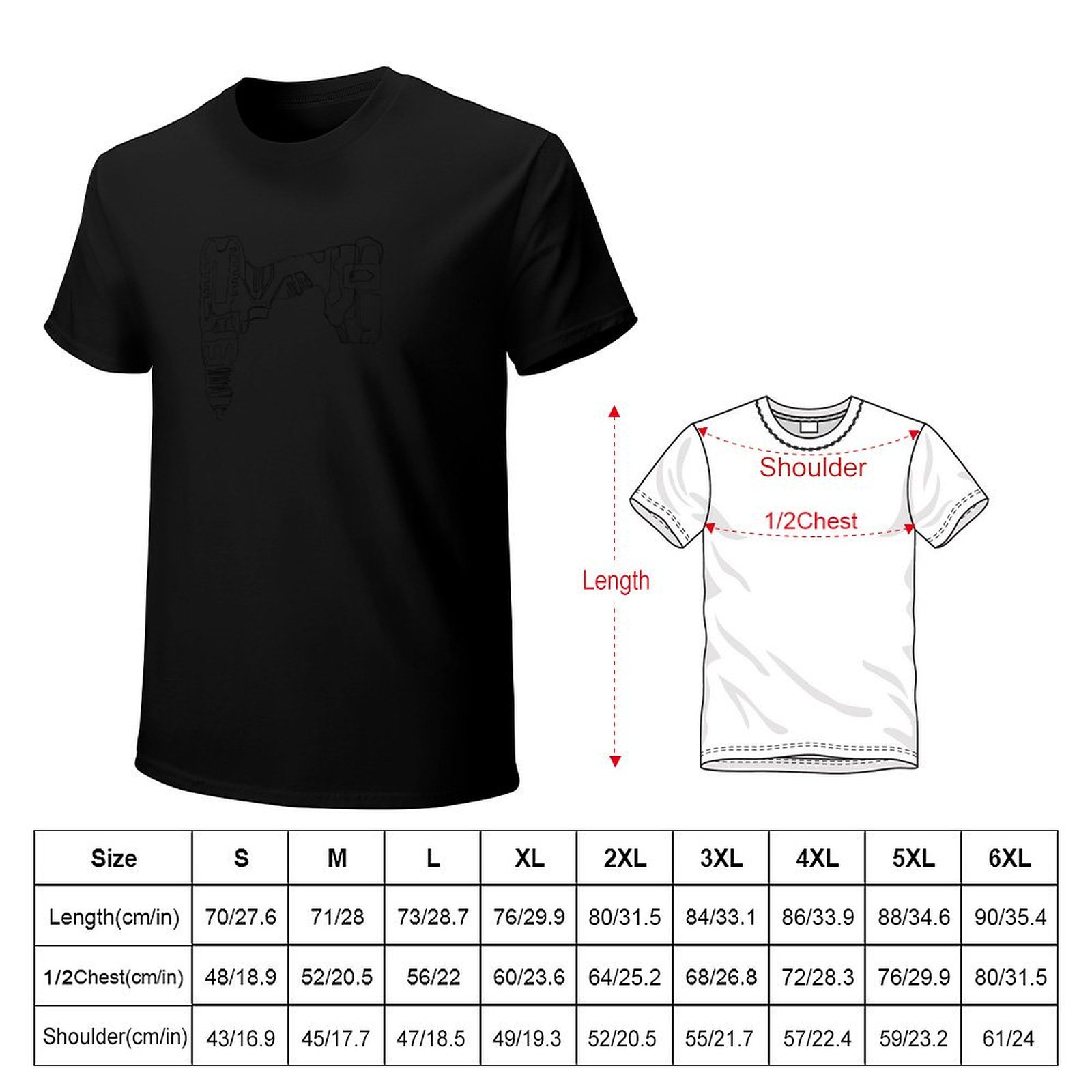 T-shirt Power Drill pour trava - Outdoor Power Not Working avis et prix