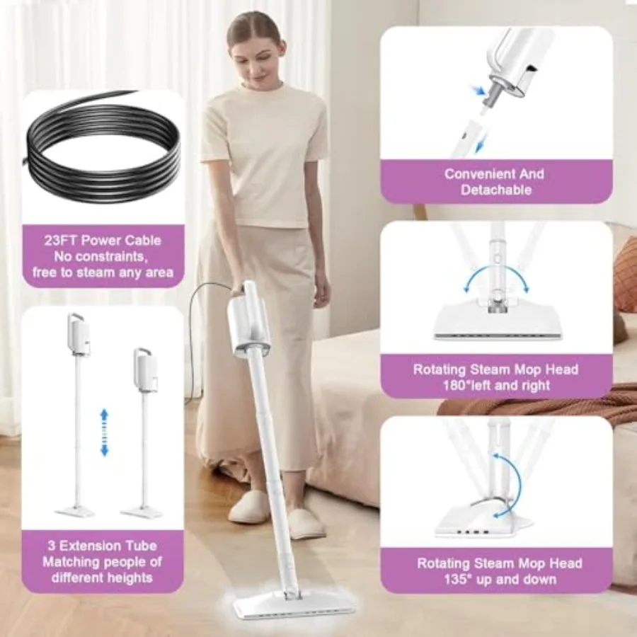 Nettoyeur vapeur rotatif ApexT - Outdoor Power Mop avis et prix