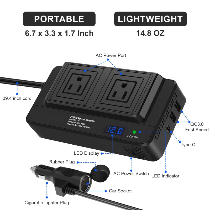 Convertisseur de puissance pou - Outdoor Power Adapter Usb C avis et prix