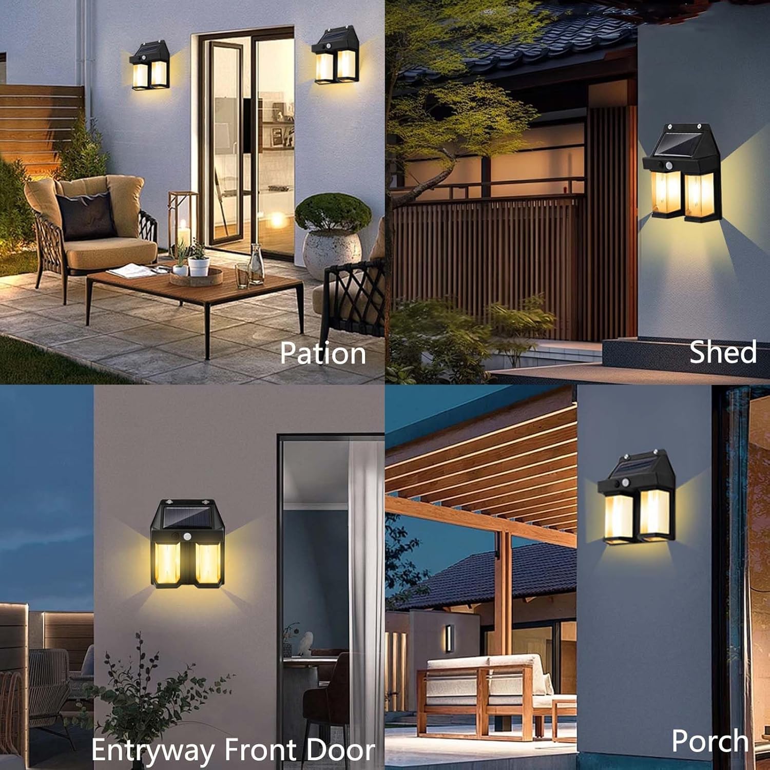 Lampe murale solaire vintage p - Outdoor Power Wire avis et prix