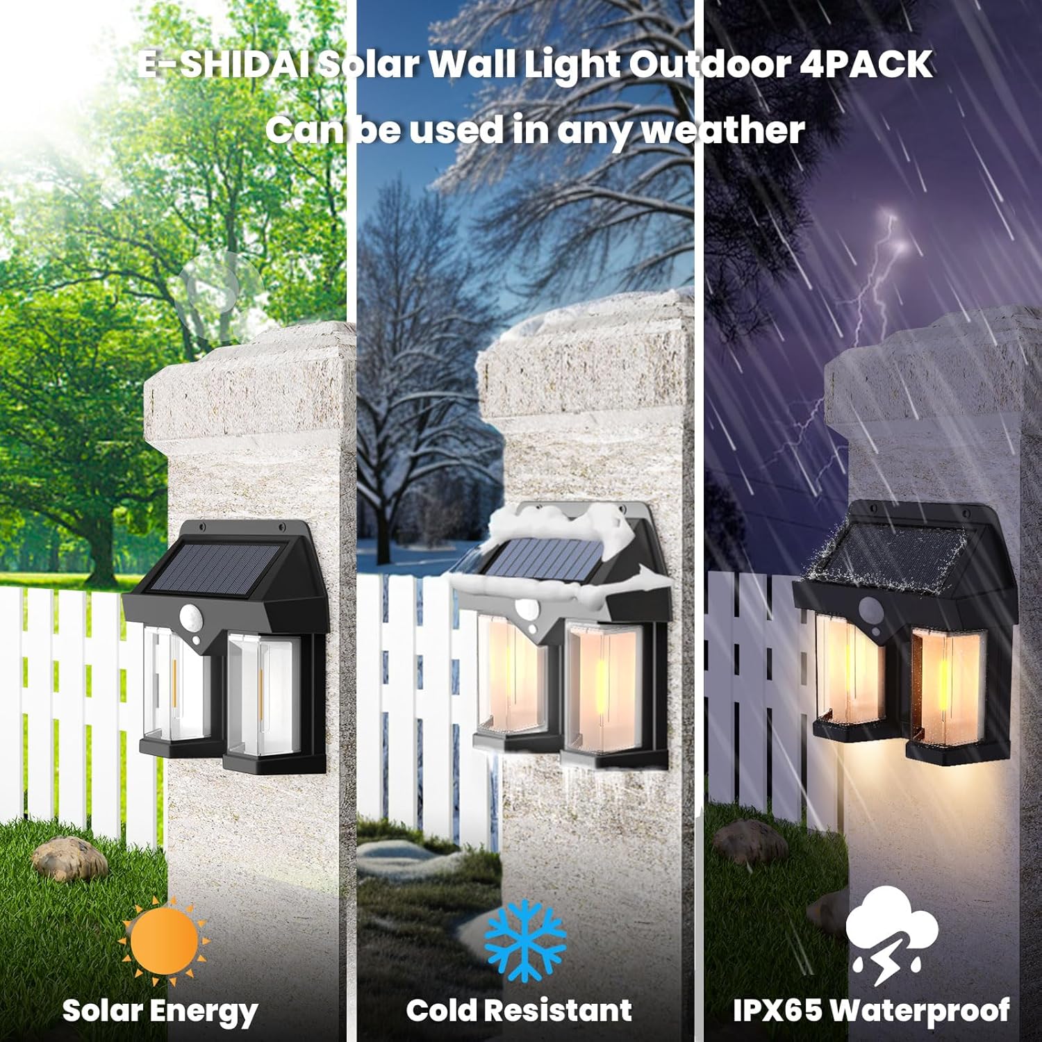 Lampe murale solaire vintage p - Outdoor Power Wire avis et prix