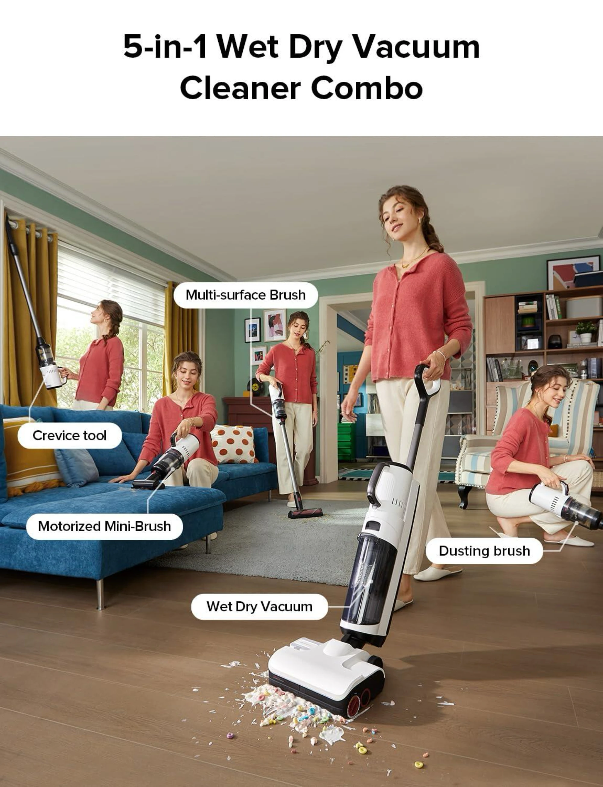 Aspirateur de voiture 5 en 1,  - Outdoor Power Mop avis et prix