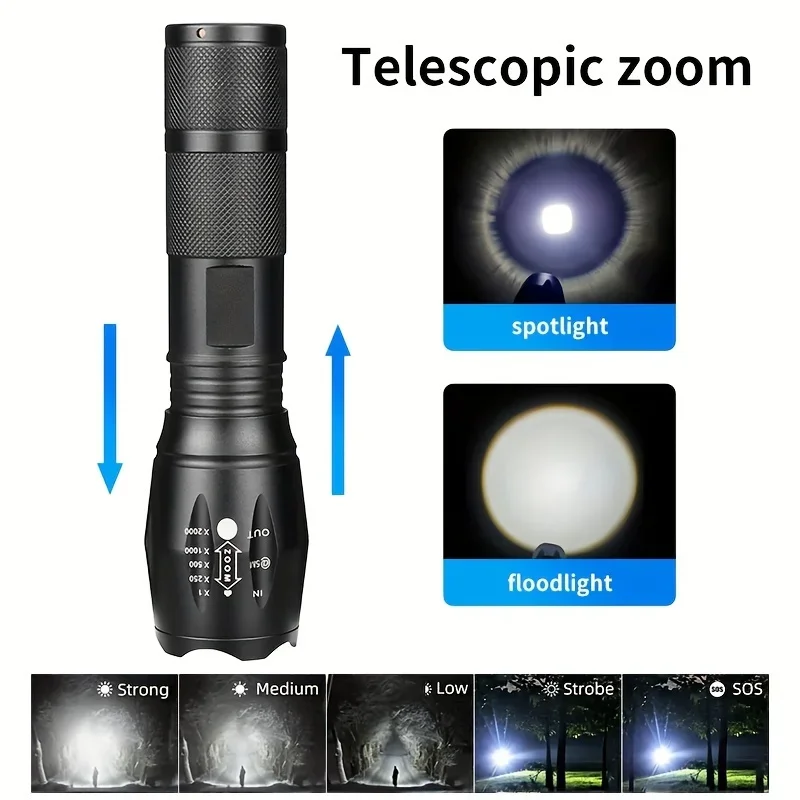 Lampe torche LED zoom 10W haut - Outdoor Power Not Working avis et prix