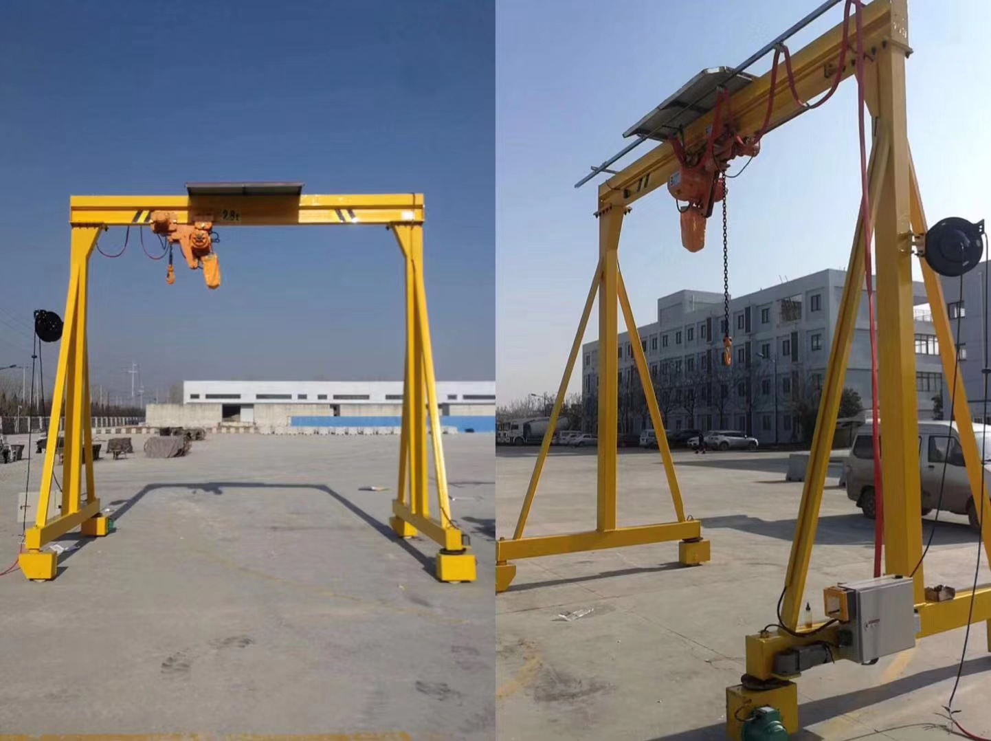 Grue portique industrielle de  - Outdoor Power Port avis et prix