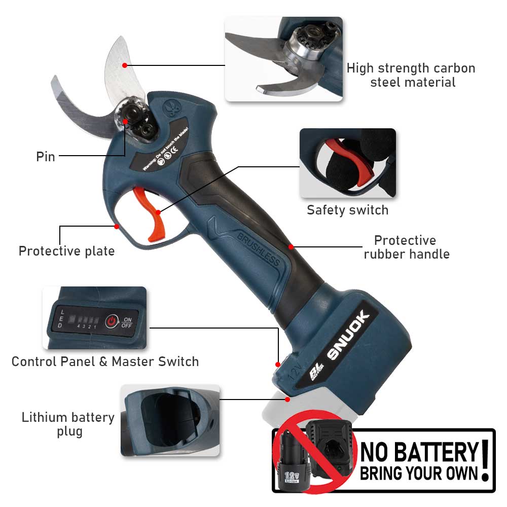 SNUOK Cisailles électriques sa - Outdoor Power Solutions avis et prix
