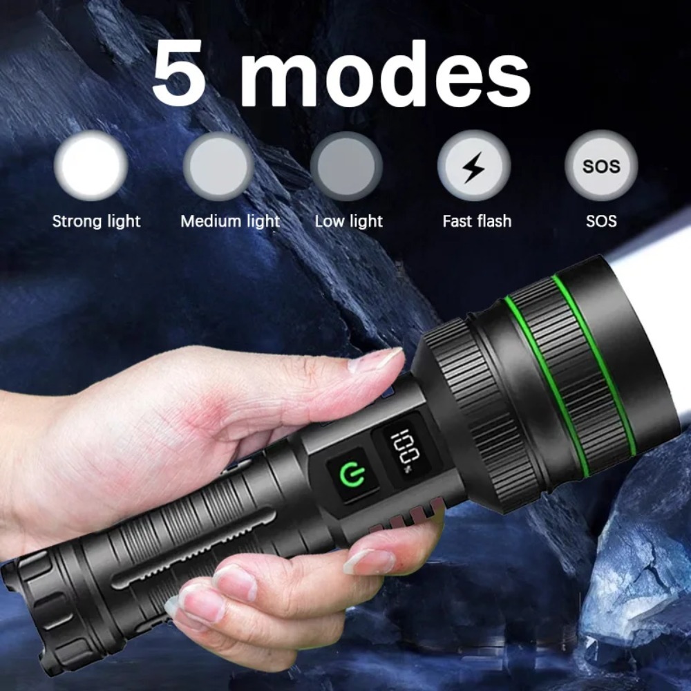 Lampe de poche LED puissante,  - Outdoor Power For Camping avis et prix