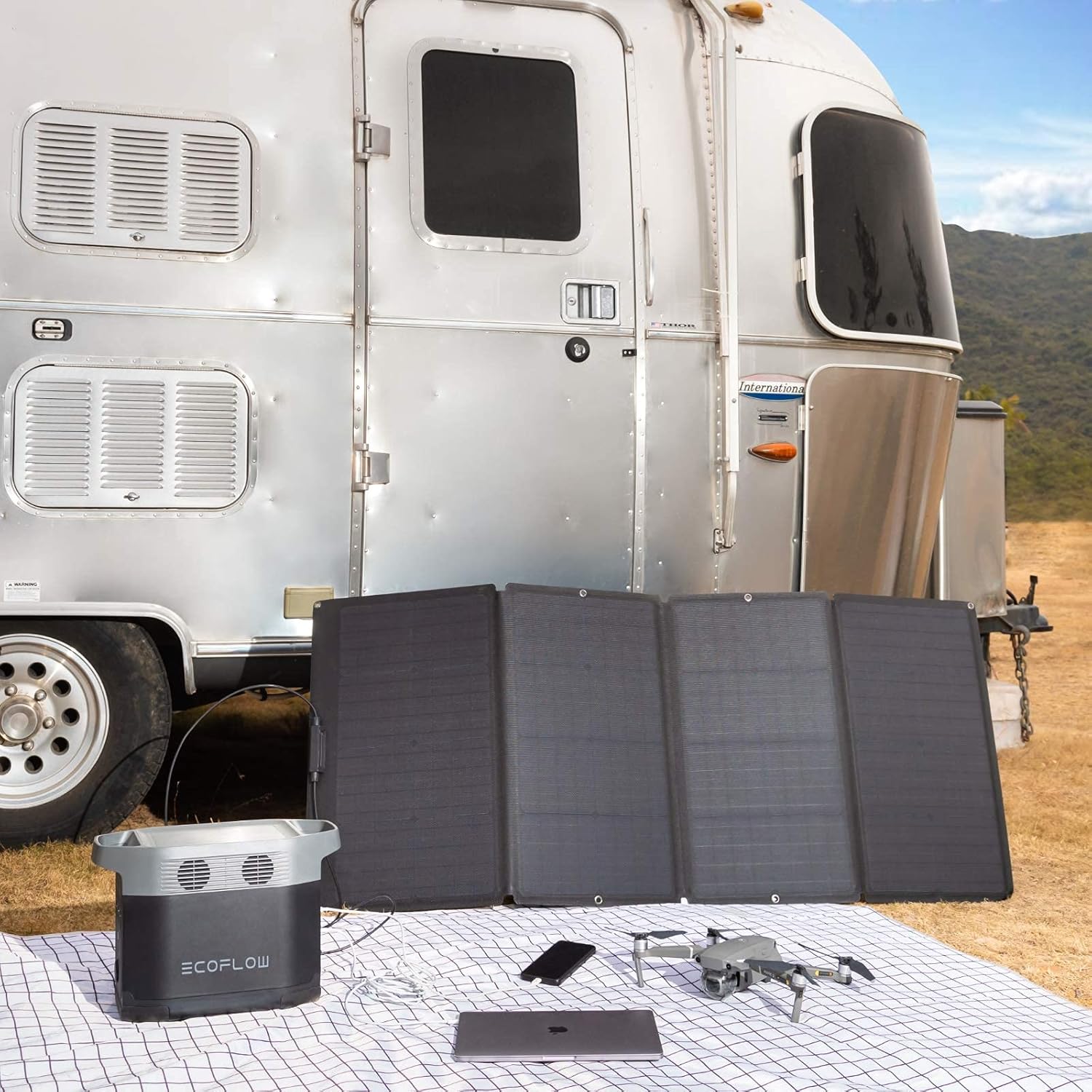 Panneau solaire pliable 160 W, - Outdoor Power For Camping avis et prix