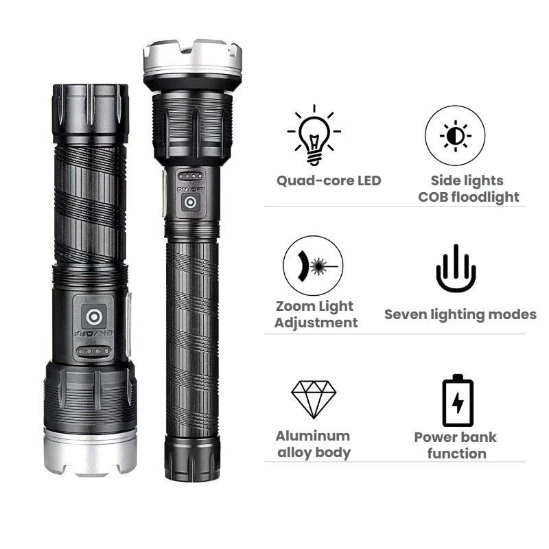 Lampe torche LED haute puissan - Outdoor Power For Camping avis et prix