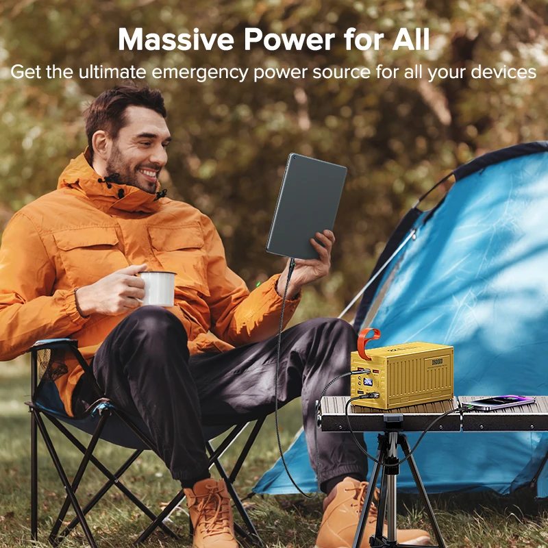 QOOVI 60000mAh batterie extern - Outdoor Power Adapter Usb C avis et prix