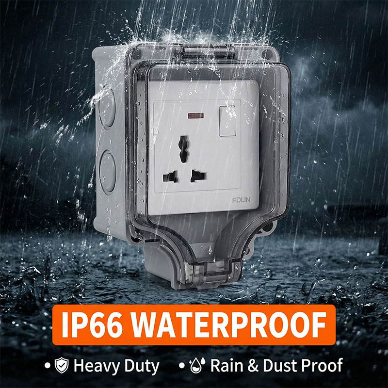 Panneau de charge mural étanch - Outdoor Power Outlet Weatherproof avis et prix