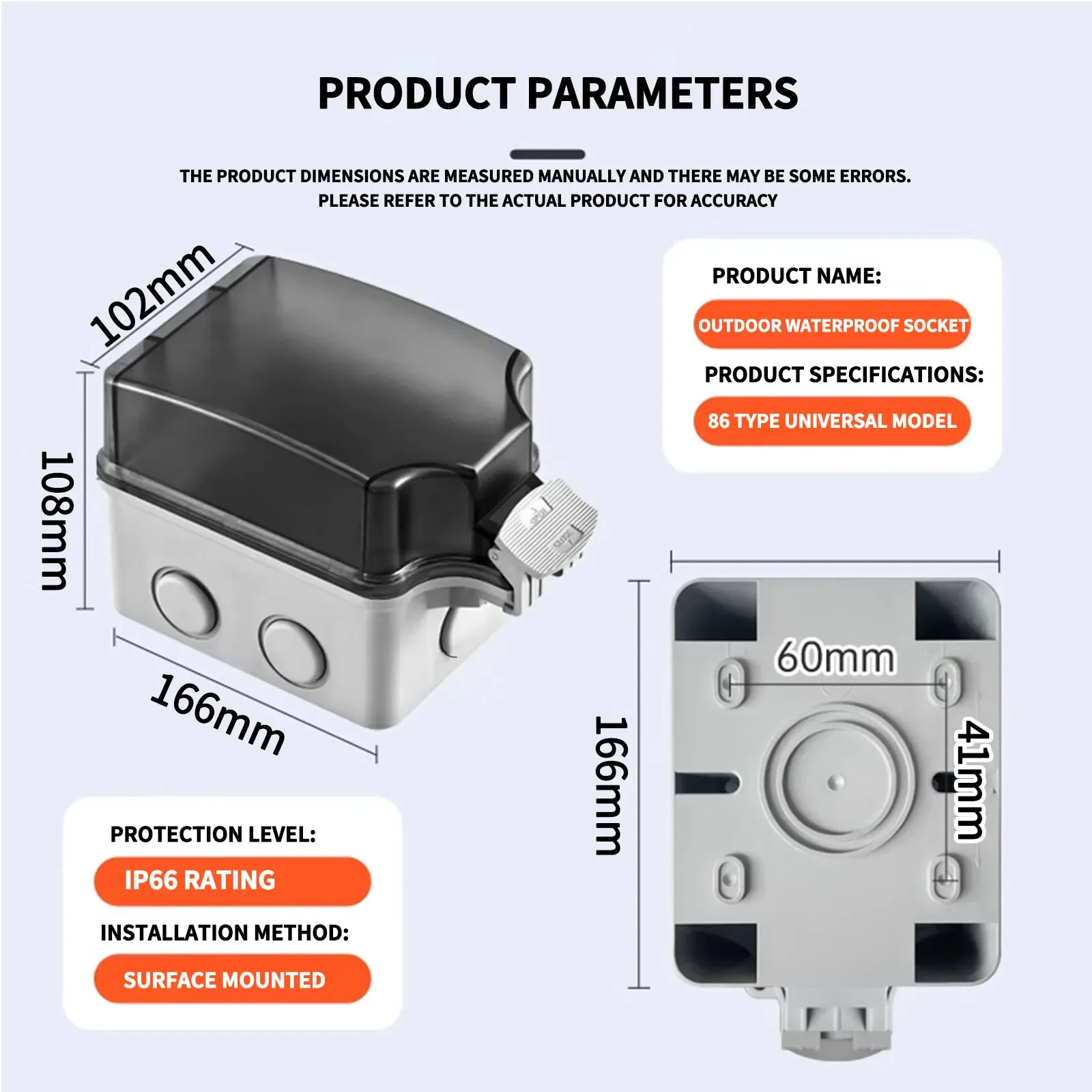 Panneau de charge mural étanch - Outdoor Power Outlet Weatherproof avis et prix